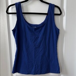 Lilly Pulitzer Blue Scoop Neck Tank
